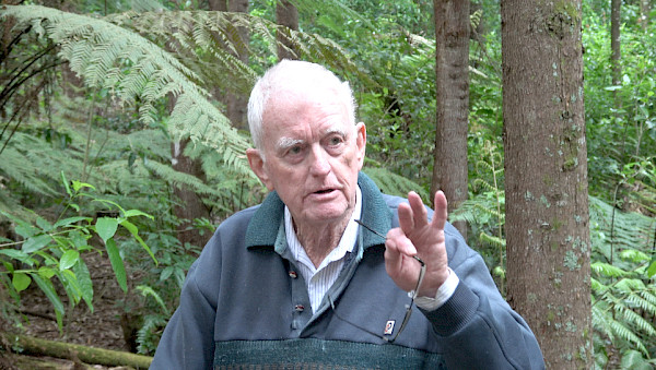 Ian Barton talking about CCF management in NZ. Photo: Ian Brennan