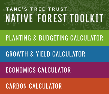 Tāne’s Tree Trust Native Forest Toolkit